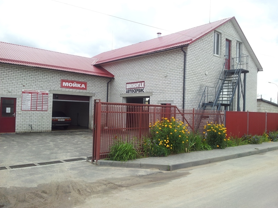 Комплексное рекламное оформление фасада-было